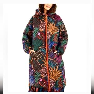 Farm Rio Reversible Cool Leopard Puffer Coat